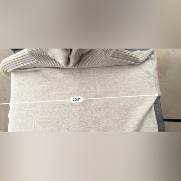 Evereve Beige Pullover Turtleneck Sweater - Picture 8 of 9